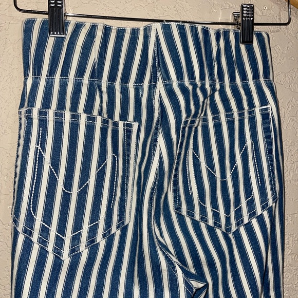 SMYM | Berkeley Bells Blue Coast Stripe Flare Pants Size: XS - Picture 5 of 9
